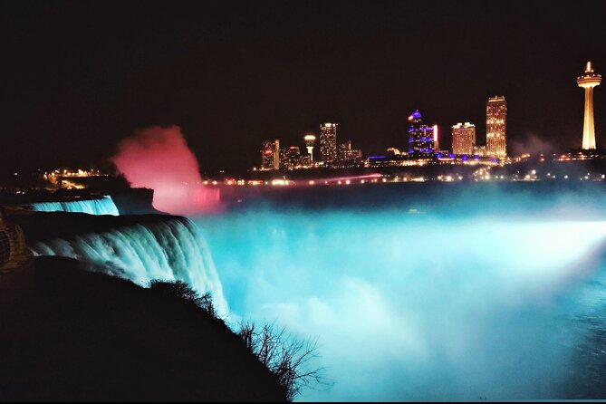 2-Day Best of Niagara Falls, Corning, Finger Lakes Tour from NYC - Niagara after dark, lights and fireworks