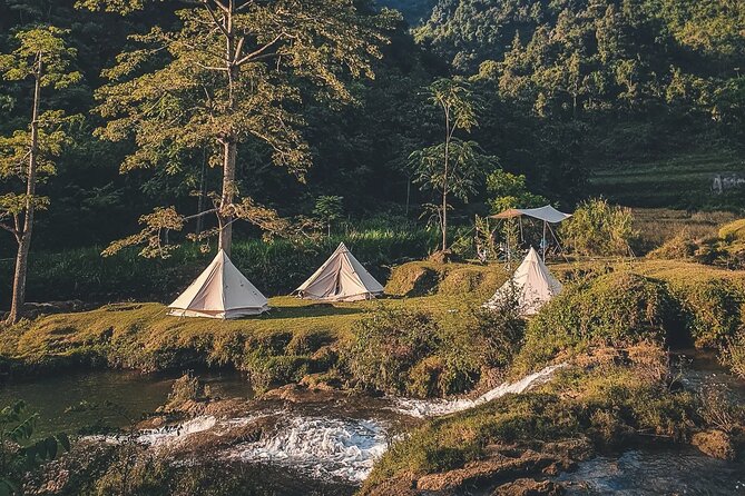 2 Days Camping Tour in Angel Eye Mountain and Ban Gioc Waterfall - Ban Gioc Waterfall: the big first-day reward