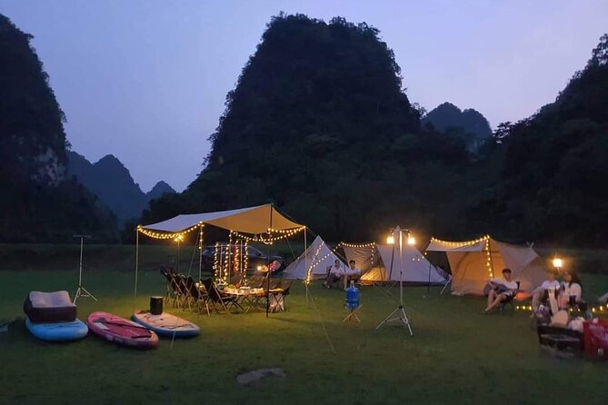 2 Days Camping Tour in Angel Eye Mountain and Ban Gioc Waterfall - Nguom Ngao Cave and the Four Pillars of Heaven