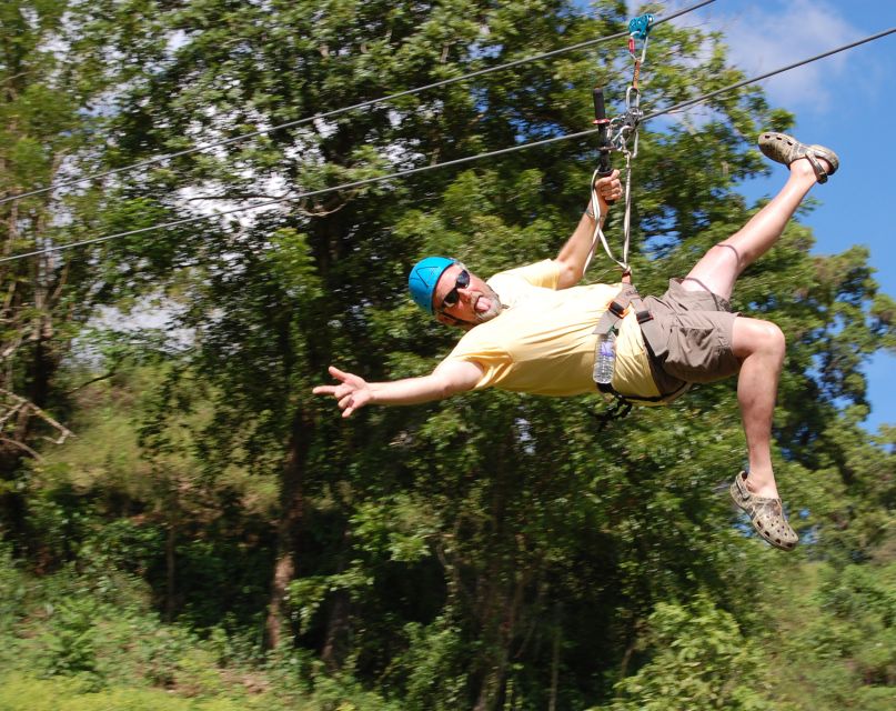 27 Waterfalls: Zip 'n Splash Adventure with Horse Ride - Eight zip lines, including a 2,460-foot run