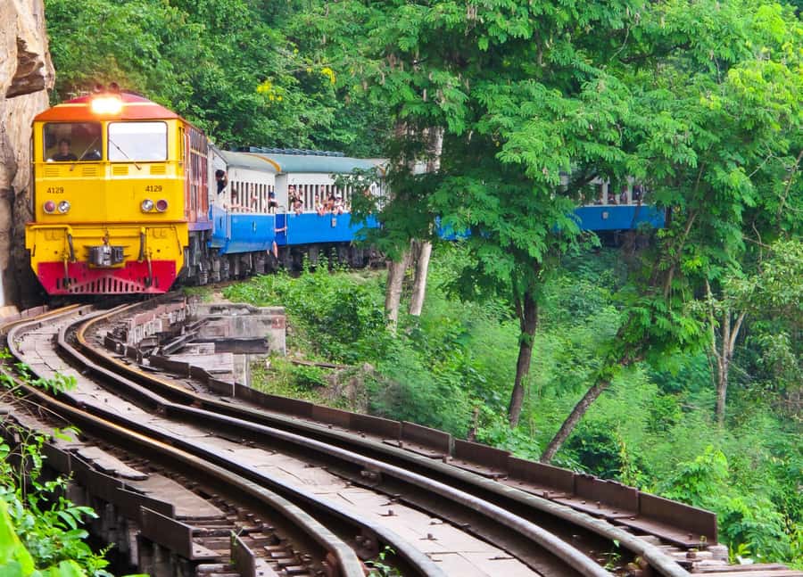 3-Day River Kwai, Floating Market and Erawan Waterfalls - Day two at all seven levels of Erawan Falls