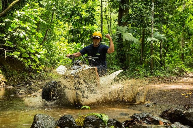 5 Hour Off-Road ATV+ Zipline+ Waterfall Rappelling+ Tractor Jungle Tour - A five-hour adventure near Jaco
