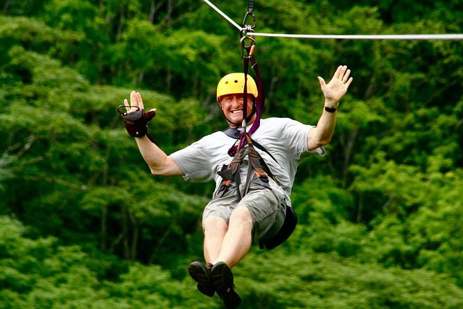 5 Hour Off-Road ATV+ Zipline+ Waterfall Rappelling+ Tractor Jungle Tour - Waterfall rappelling at El Encanto