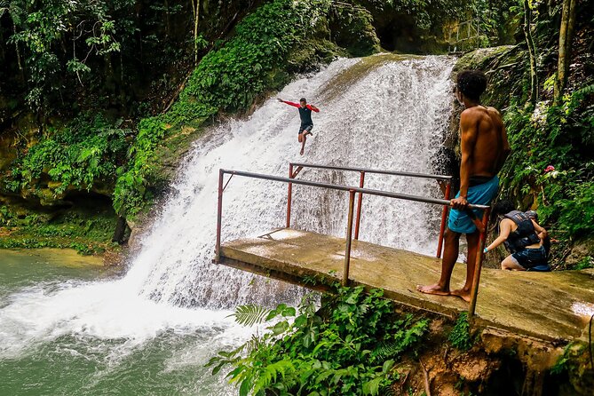 Action Pack Combo: Blue hole, river tubing and Dunn's River Falls - My call: book it for variety, not for a slow day