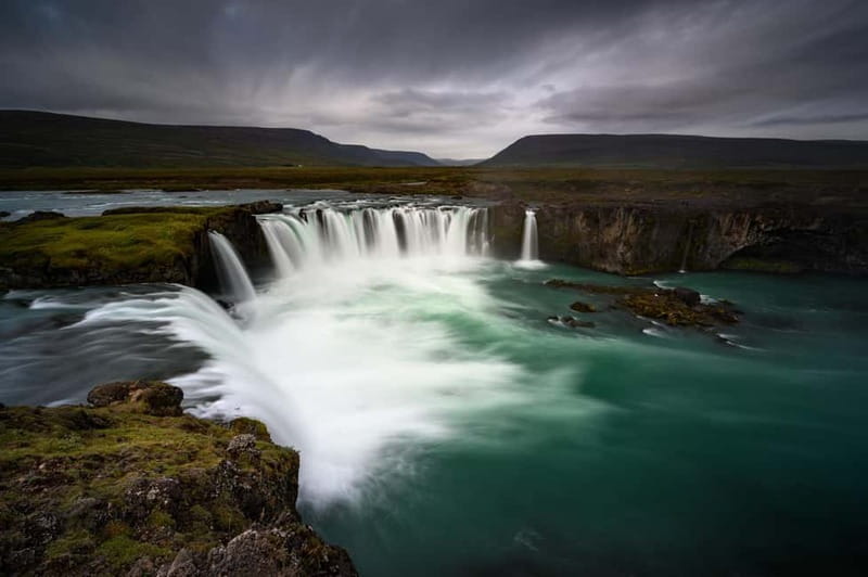 Akureyri Port: Godafoss Waterfall Classic Tour & Viewpoint - Leaving Akureyri through the northern countryside