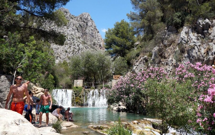 Algar Waterfalls Coach Trip - From Albir & Benidorm - From Albir or Benidorm to the falls