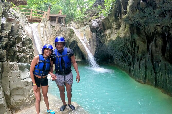 AMBER COVE-TAINO BAY 7 Damajagua Waterfalls + Locale Food - Sliding through seven falls