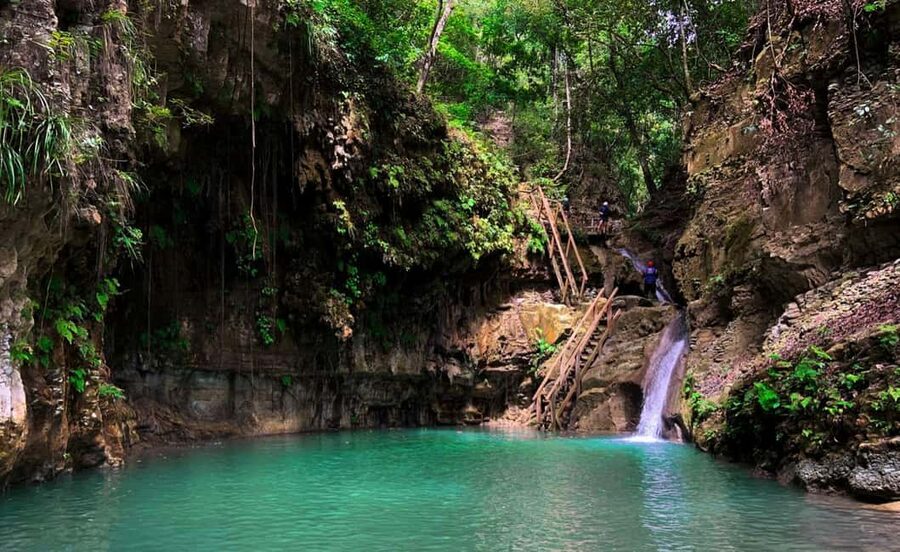 Amber Cove/Taino Bay: 7 Waterfall Tour with Swimming & Lunch - Damajagua begins with a walk, not a waterfall