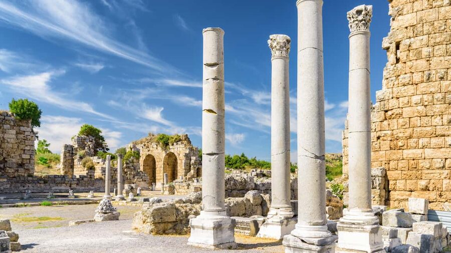 Ancient Perge, Aspendos Amphitheater, Waterfalls Guided Tour - Aspendos Theater and the power of one surviving building