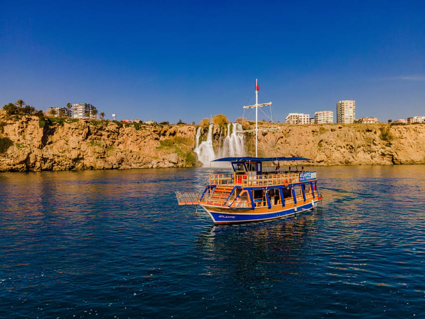 Antalya: Beach & Waterfalls Boat Trip w/ Lunch & Soft Drinks - Music, photos, and the pirate-style atmosphere