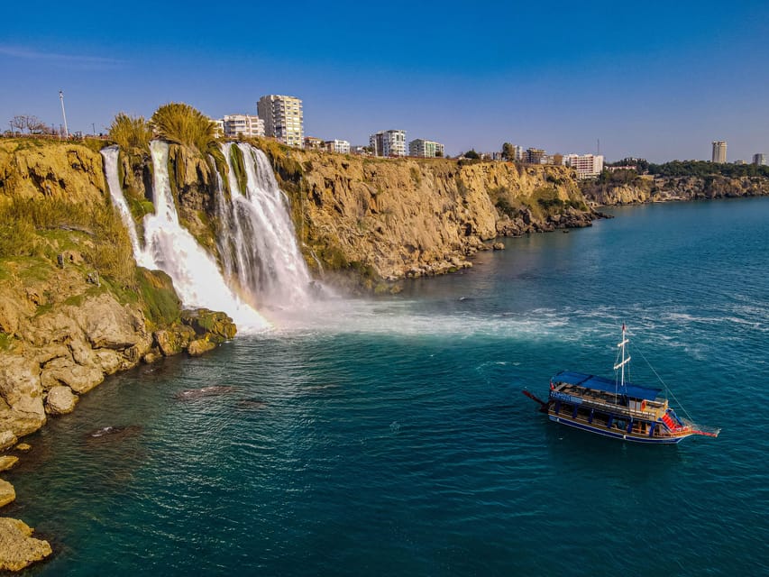 Antalya: Beach & Waterfalls Boat Trip w/ Lunch & Soft Drinks - How long the stops really matter