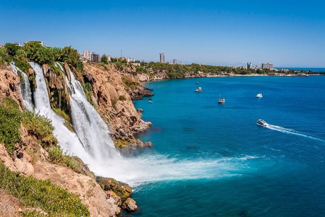 Antalya /Belek : Guided City Tour w/Cable Car & Waterfalls & Boat - Upper Düden Waterfalls in the green park