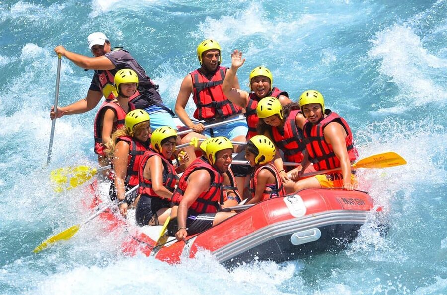 Antalya Boat Tour: Düden Waterfall, Swim & Soft Drinks - Lara Beach views from the boat