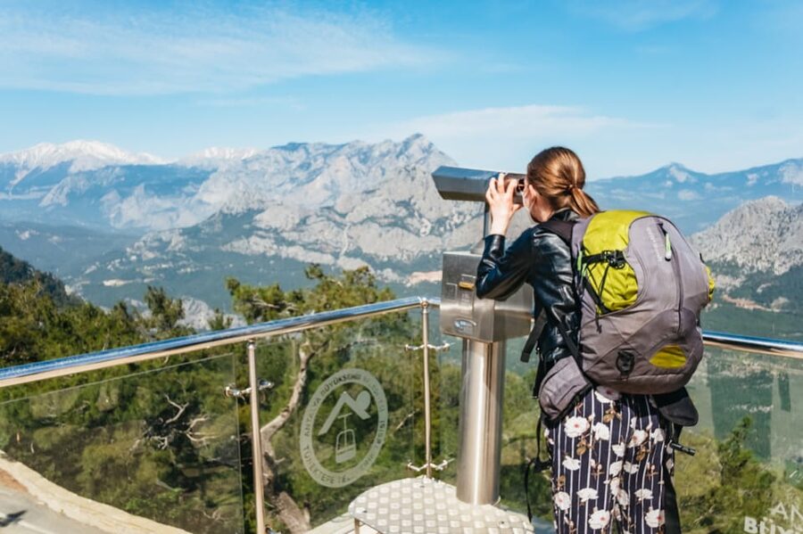 Antalya: City Tour including Waterfalls and Boat tour - The cable car and the mountain view