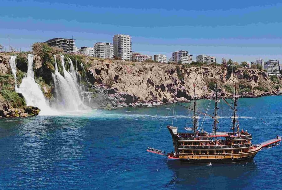 Antalya: Duden Waterfall Pirate Boat Trip - Key points at a glance