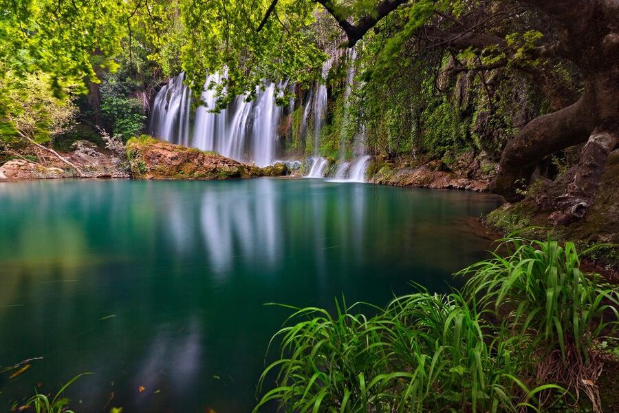 Antalya: Duden Waterfall Relax Boat Trip with Lunch - From Kundu dock to the Lower Düden falls