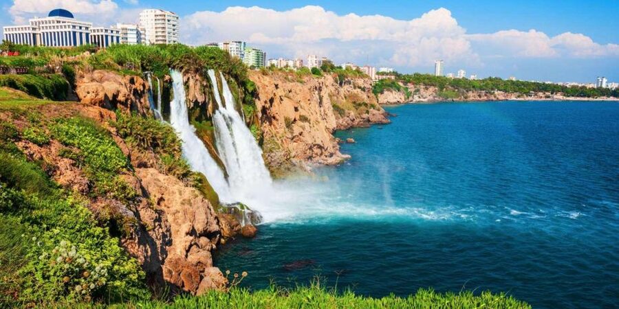 Antalya: Duden Waterfall Relax Boat Trip with Lunch - Cruising the Lara Gulf and its coastal caves