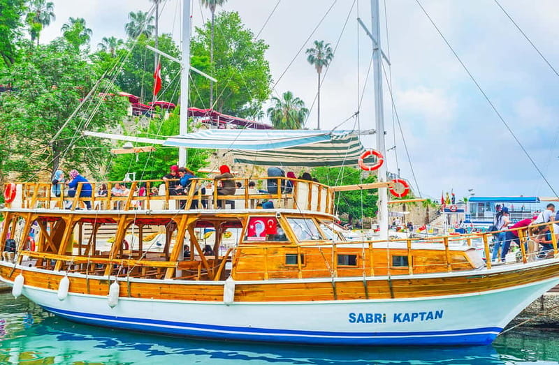 Antalya: Falez Cliffs & Waterfalls Boat Trip with Lunch - Swimming in the Mediterranean