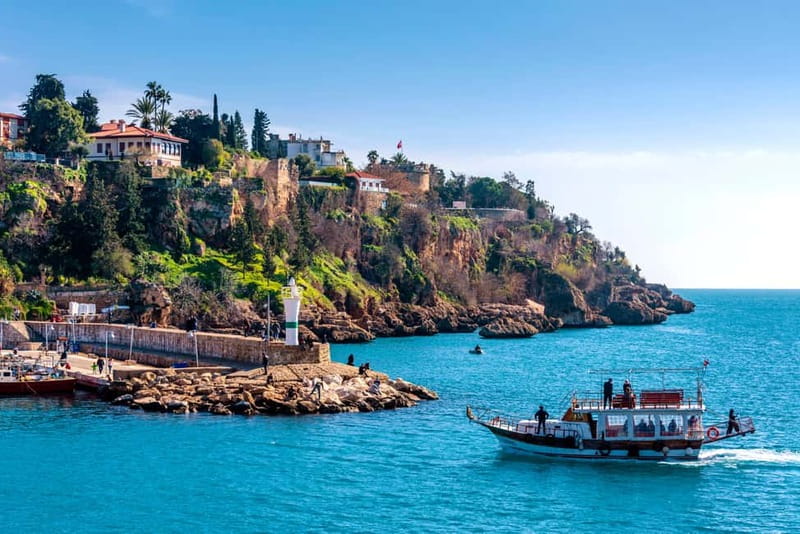 Antalya: Falez Cliffs & Waterfalls Boat Trip with Lunch - What the half-day route feels like