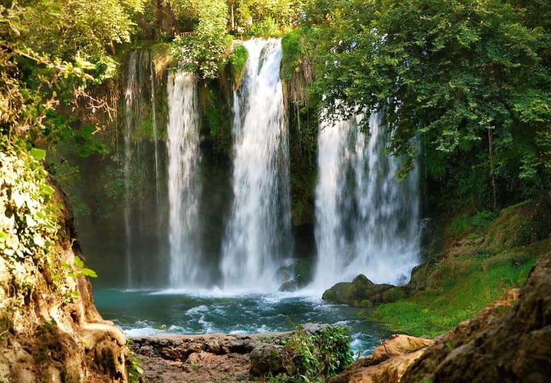 Antalya: Old City Tour w/Boat Trip, Cable Car & Waterfalls - Lunch with Turkish dishes