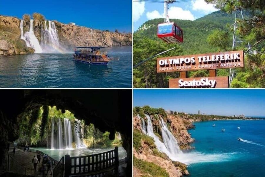 Antalya : Old City Tour w/Cable Car & Waterfalls & Boat Trip - The Olympos Cable Car and its high coastal views