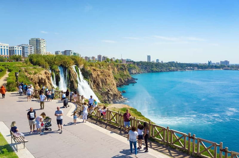 Antalya: Old Town with Aquarium or Cable Car & Waterfalls - Antalya’s Old Town, from the Clock Tower to Hadrian’s Gate