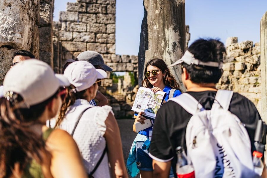 Antalya: Perge, Aspendos, City of Side, and Waterfalls Tour - Lunch at a local restaurant