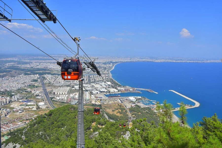 Antalya Photo Tour with Waterfalls, Old City & Boat Trip - Upper Düden Waterfall, caves and cool spray