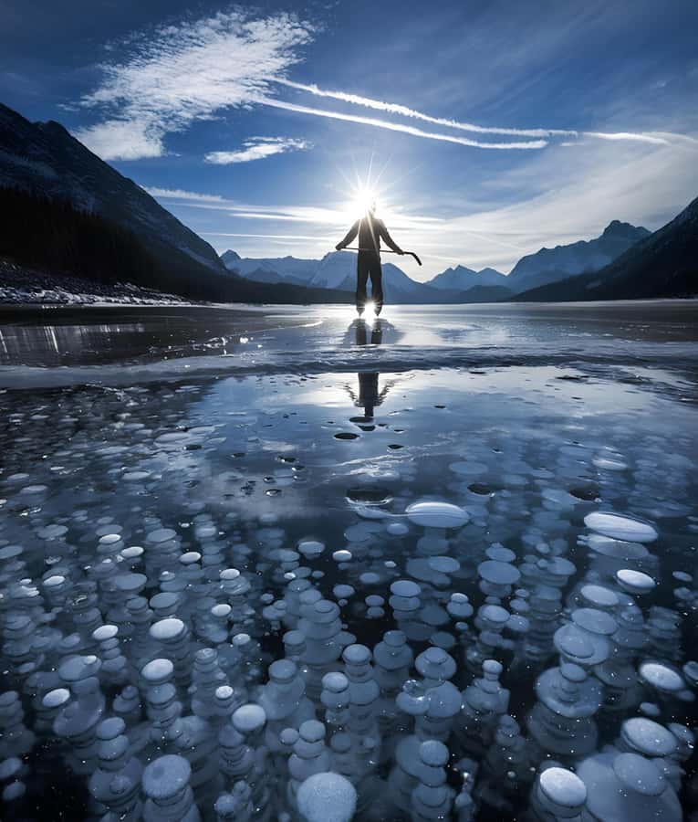 Athabasca Falls/Abraham,Sunwapta Falls, Icefield, Peyto Lake - Athabasca Falls and Sunwapta Falls in summer