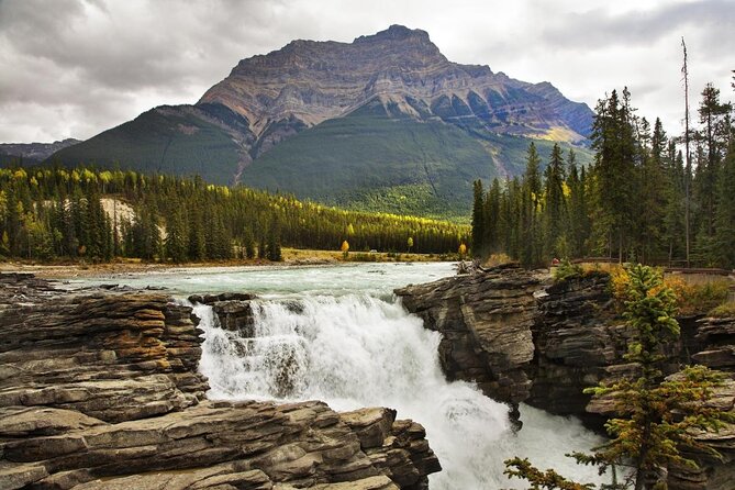 Athabasca Falls Run - From Jasper townsite to the Athabasca Falls