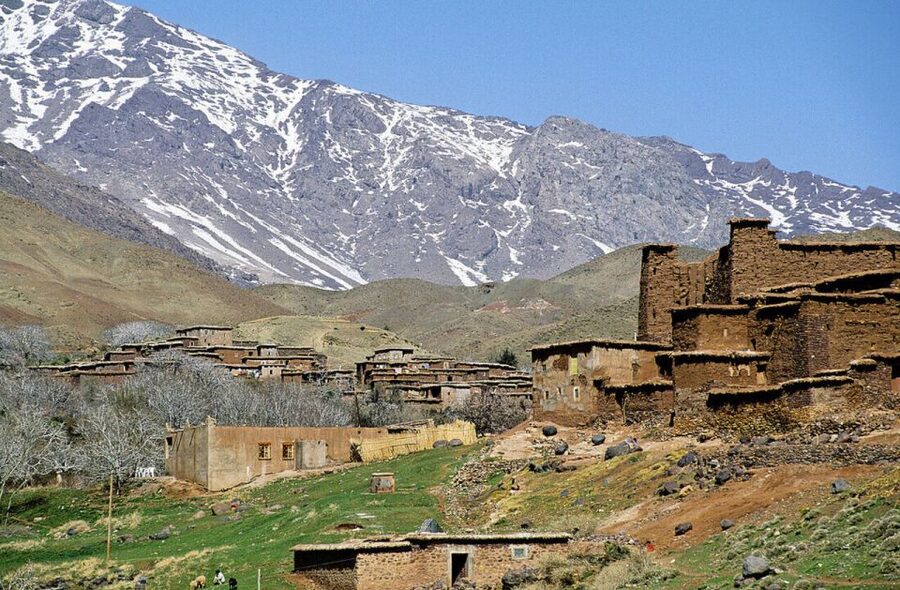Atlas Mountain & Three Valleys Waterfalls & Desert Day Trip - Tagadirt and lunch in a Berber family home