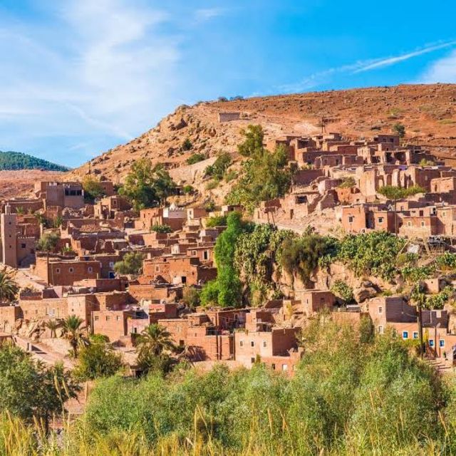 Atlas mountains and Berber villages & waterfall & camel ride - What the $28 price really covers