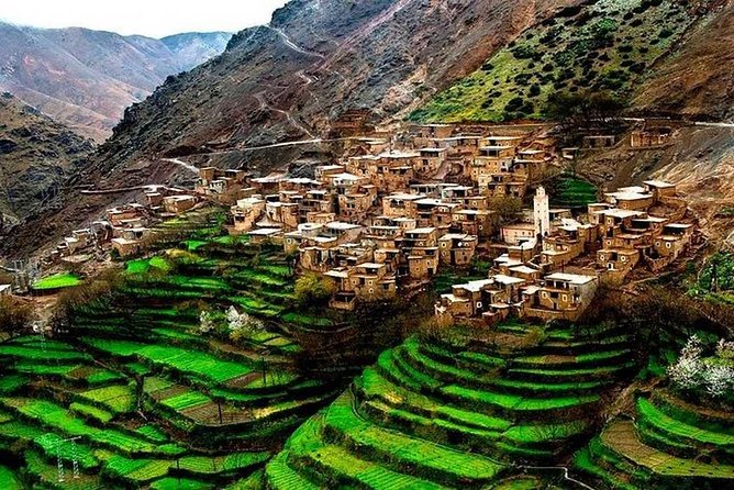 Atlas Mountains and Three Valleys & Waterfalls - Villages Marrakech Day Trip - An optional Berber lunch by the river