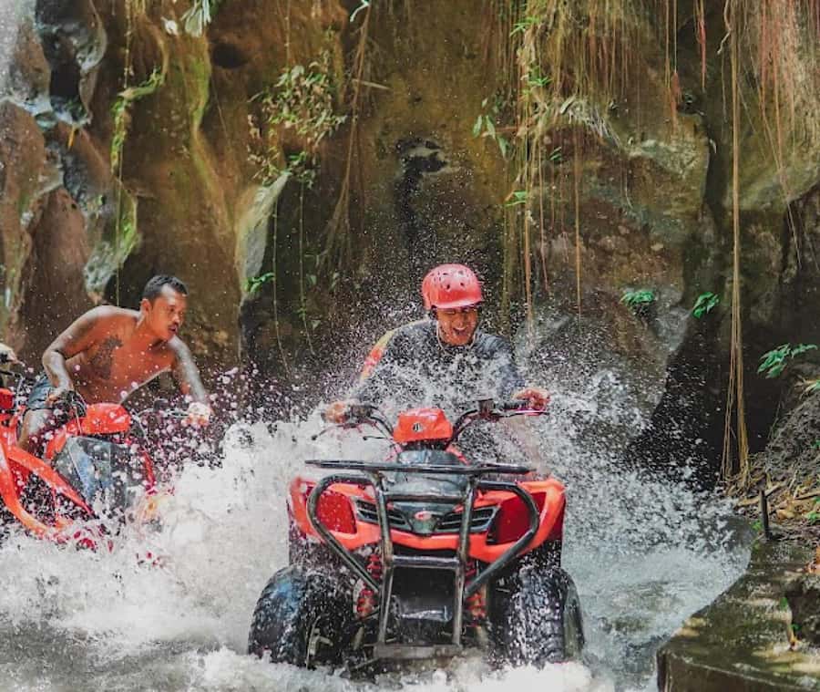 Bali: ATV Quad Bike Adventure with Jungle,Waterfalls & Lunch - Safety briefing, equipment, and meeting at basecamp