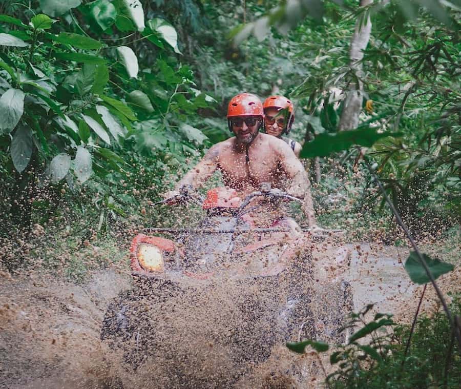Bali: ATV Quad Bike Adventure with Jungle,Waterfalls & Lunch - Jungle trails with roots, shade, and tight turns
