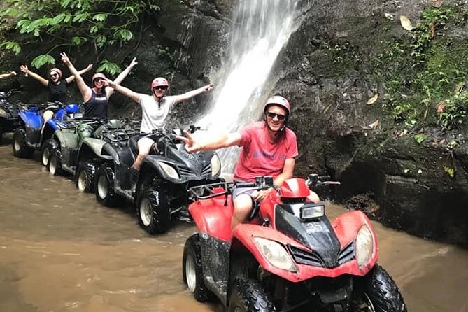 Bali ATV Quad Bike Through Tunnel, Waterfall, White Water Rafting - Solo or tandem ATV?