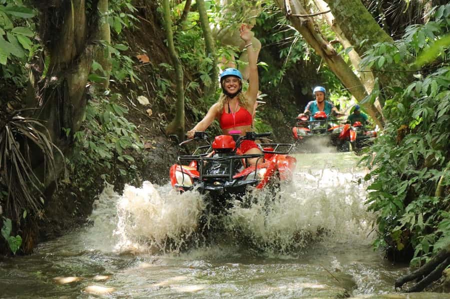 Bali: ATV Quad Bike Through Waterfall and Tunnel - Fifteen minutes of instruction before the mud begins