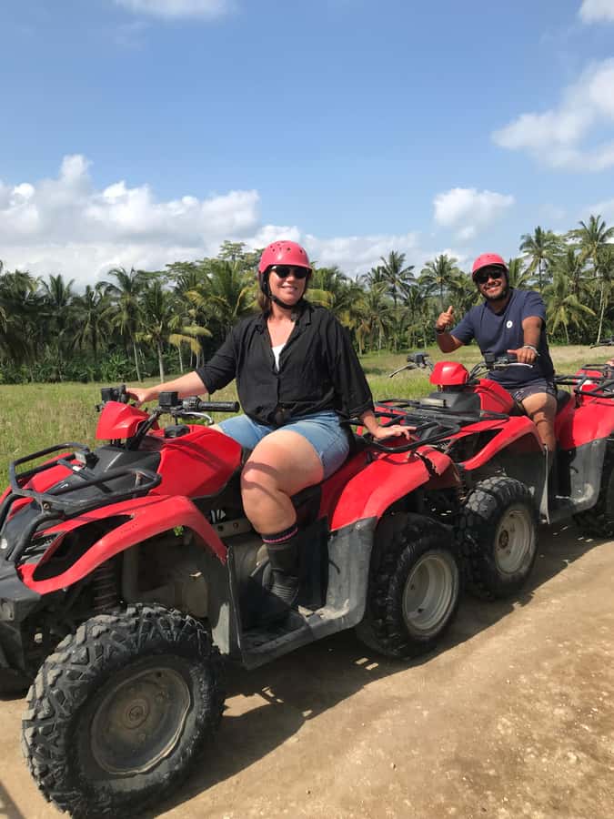Bali: ATV Quad Bike Through Waterfall and Tunnel - The waterfall stop is short, refreshing, and useful