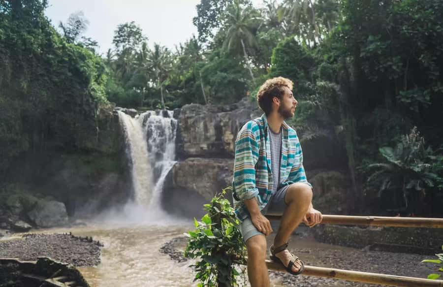 Bali Best Waterfalls Private Tour - Tukad Cepung begins with a walk through the forest
