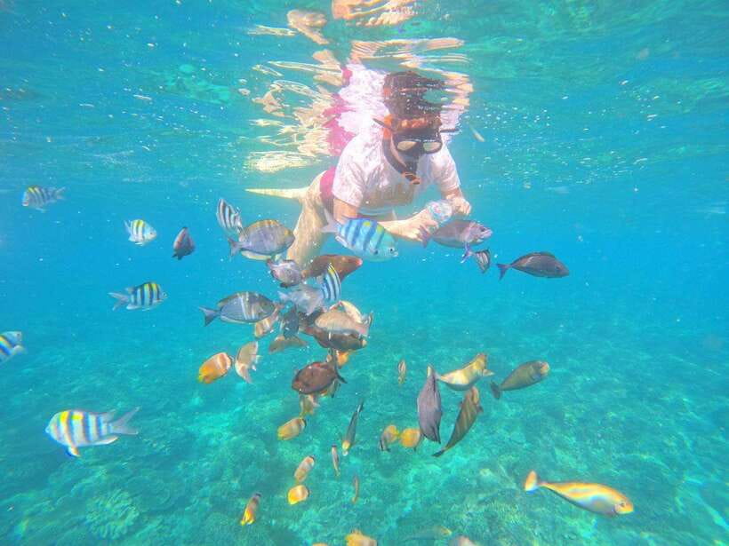 Bali: Blue Lagoon Snorkeling & Waterfall Tour - Walking into Tukad Cepung Waterfall