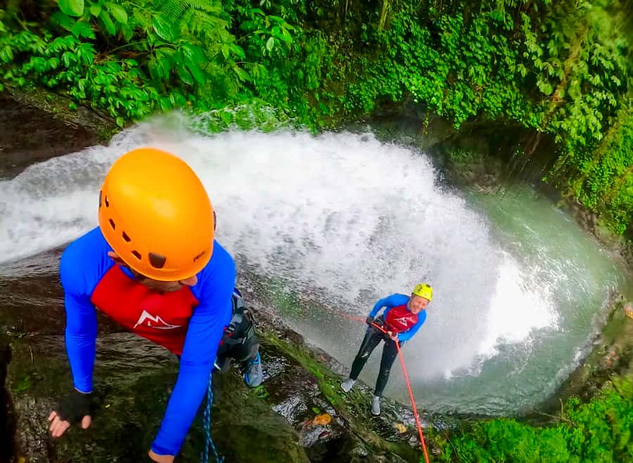 Bali: Canyoning Adventure at Aling Waterfall - Food, water, showers, and the practical finish