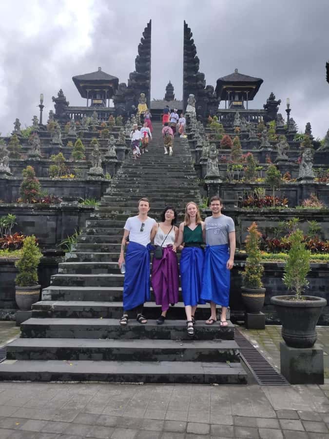 Bali : Day Trip to Besakih Temple & 2 Hidden Waterfalls - Cooling off at Yeh Bulan Waterfall
