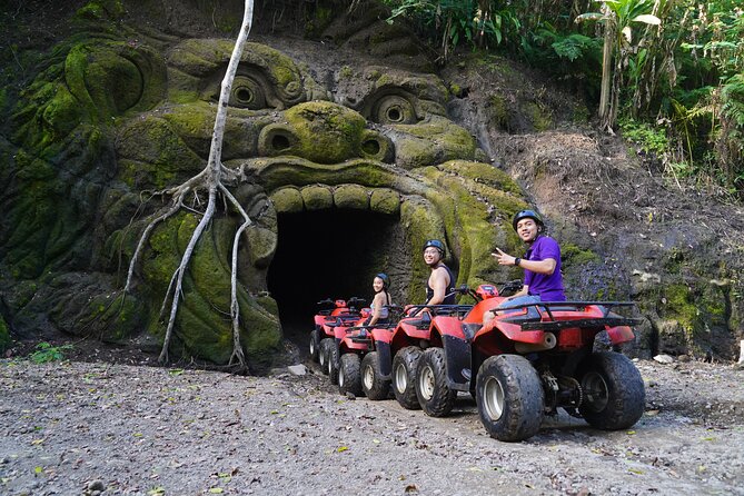 Bali Quad Bike Through Gorilla Cave - Monkey Forest and Waterfall - Guides who make the ride easier