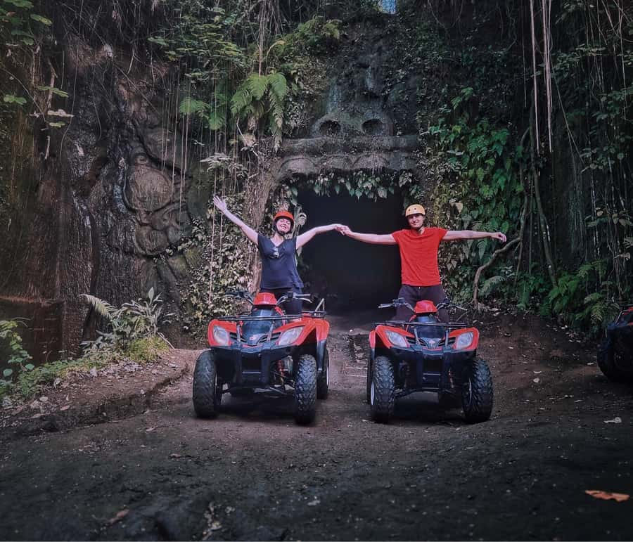 Bali: Ubud Gorilla Cave Track ATV & Waterfall Tour with Meal - Key points to know before booking
