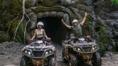 Waterfall Gorilla Cave ATV & Ubud Rafting Trip & Lunch