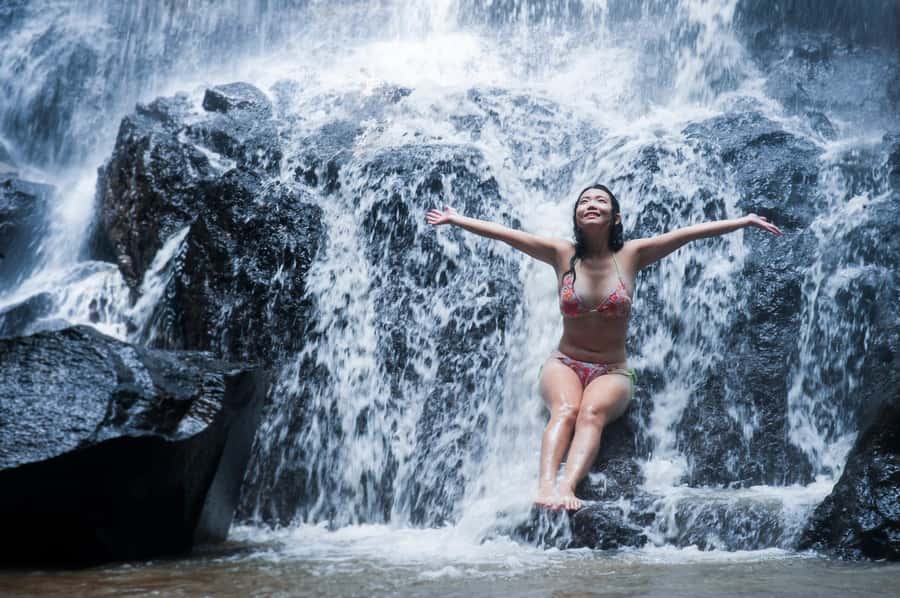 Bali Waterfall Tour with Lunch Views of Mount Batur - Three waterfalls, one long Bali day