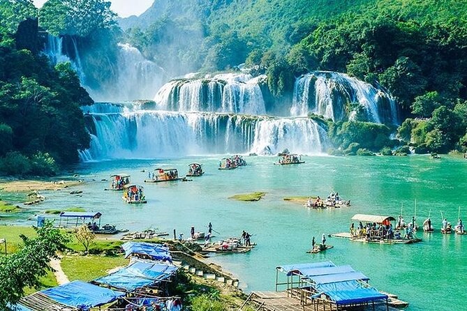Ban Gioc Waterfall 2 Days 1 Night From Hanoi - Ban Gioc Waterfall from the pagoda and river