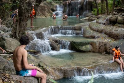 Elephant Sanctuary & Erawan Waterfall Tour
