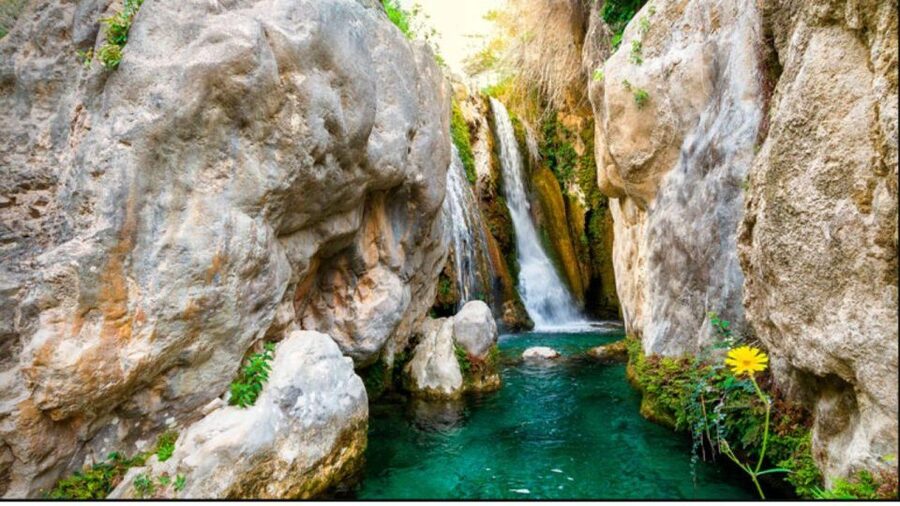 Benidorm: Guided Jeep Trip to Guadalest and Algar Falls - Algar Falls: clear pools and rough footing