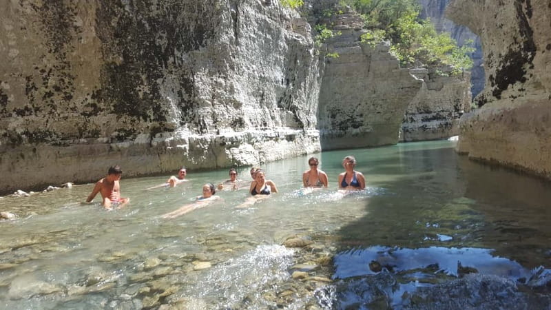Berat: Osum Canyon and Bogove Waterfall Tour - The Osum Canyon walk and cold river swim